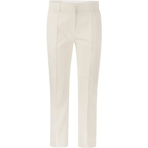 Etna Slim Cotton Trousers , female, Sizes: M, XS, 2XS - SPORTMAX - Modalova