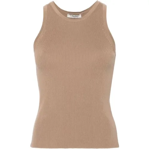 Ribbed Tank Top , female, Sizes: XS, M, S - Max Mara - Modalova