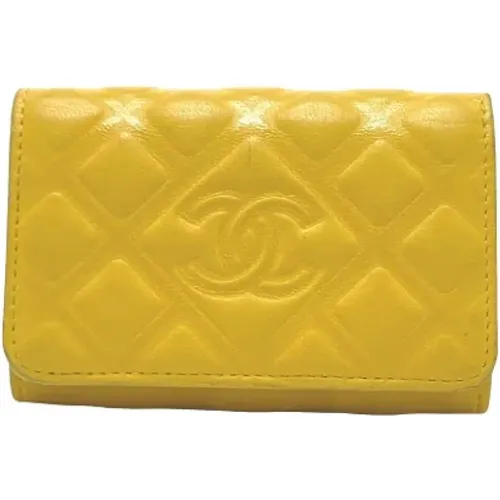 Pre-owned Leather key-holders , female, Sizes: ONE SIZE - Chanel Vintage - Modalova