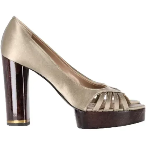 Pre-owned Fabric heels , female, Sizes: 3 1/2 UK - Stella McCartney Pre-owned - Modalova