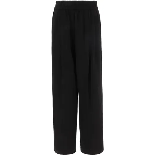 Wide Elasticated Waist Trousers , female, Sizes: 2XS, L, 3XS - BRUNELLO CUCINELLI - Modalova