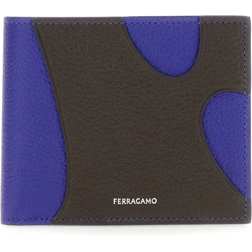 Klassische Leder Brieftasche , Herren, Größe: ONE Size - Salvatore Ferragamo - Modalova