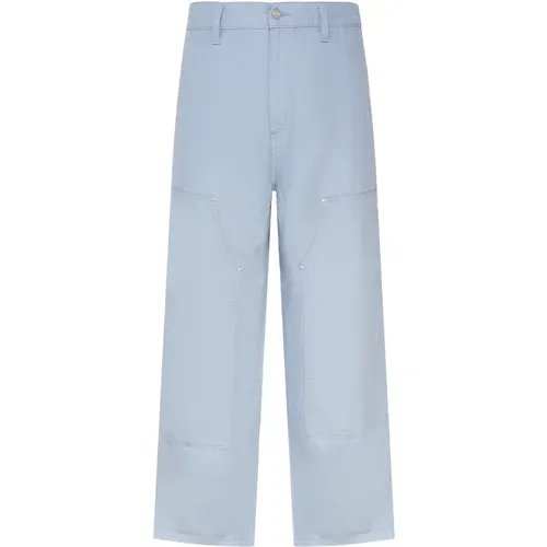 Relaxed Tapered Trousers with Reinforced Knees , male, Sizes: L, M, S - Carhartt WIP - Modalova