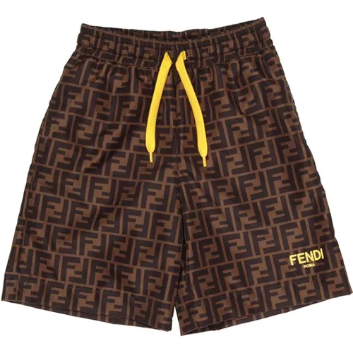 Meer Braun Boxer Badebekleidung Kinder - Fendi - Modalova