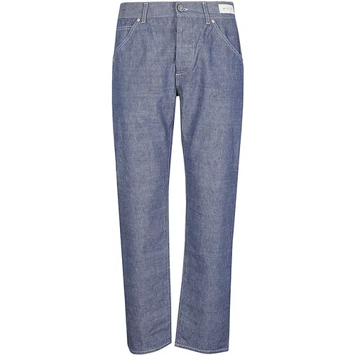 Straight Jeans , male, Sizes: W32, W33, W34, W31 - Tela Genova - Modalova