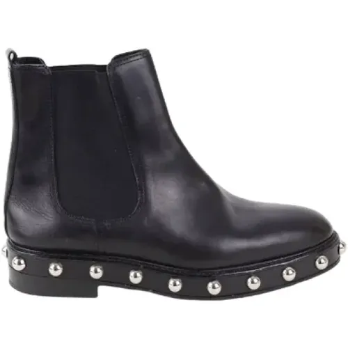 Pre-owned Leather boots , female, Sizes: 6 UK - Valentino Vintage - Modalova