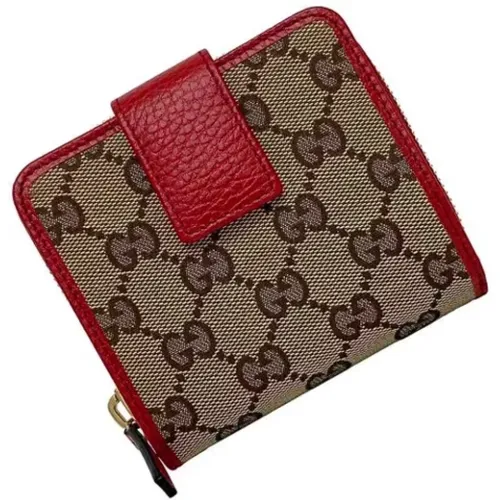 Pre-owned Canvas wallets , female, Sizes: ONE SIZE - Gucci Vintage - Modalova