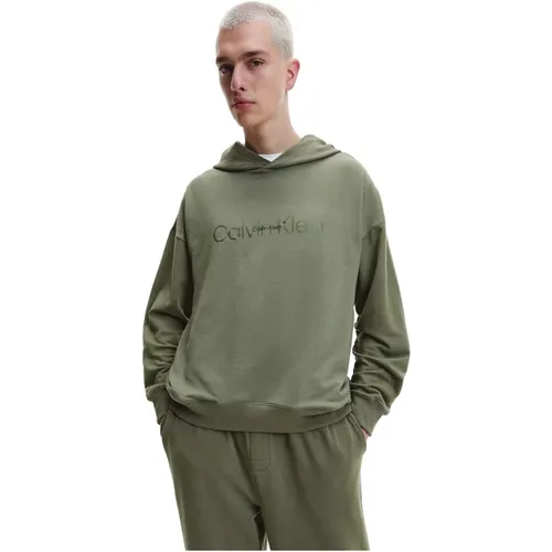 Hoodie , Herren, Größe: L - Calvin Klein - Modalova