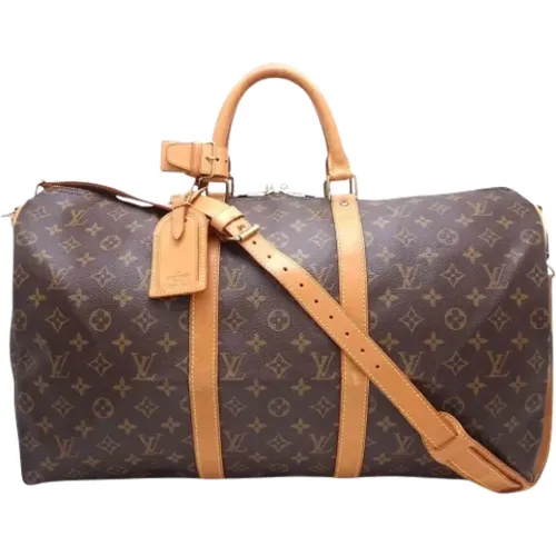 Pre-owned Canvas travel-bags , female, Sizes: ONE SIZE - Louis Vuitton Vintage - Modalova