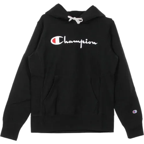 Schwarzer Kapuzenpullover für Frauen - Champion - Modalova