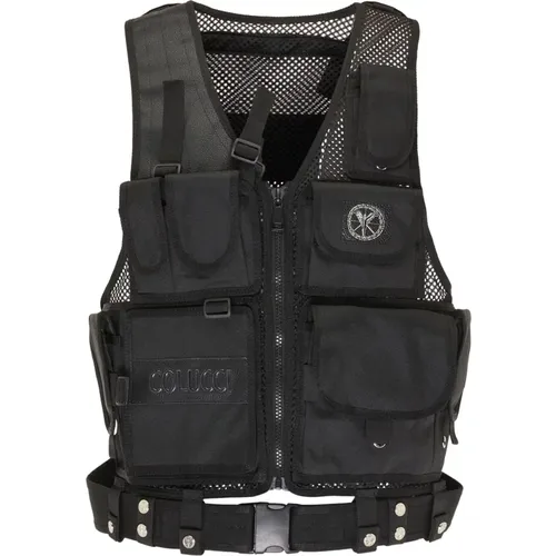 Vest , male, Sizes: M, L - carlo colucci - Modalova