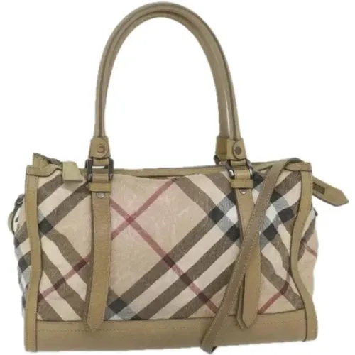 Pre-owned Cotton handbags , female, Sizes: ONE SIZE - Burberry Vintage - Modalova