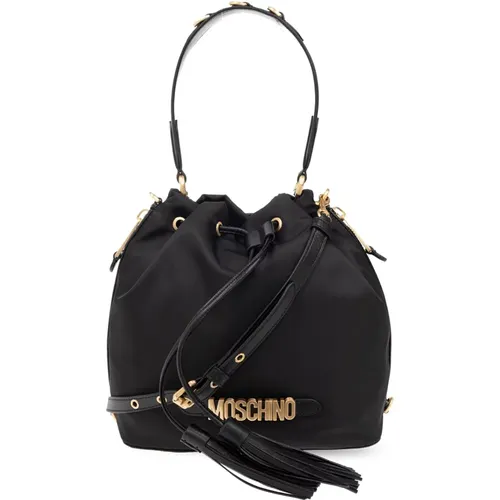 Bucket shoulder bag , female, Sizes: ONE SIZE - Moschino - Modalova