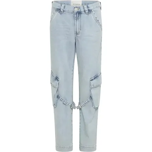 Blaue Damenjeans im Cargo-Stil - One Teaspoon - Modalova