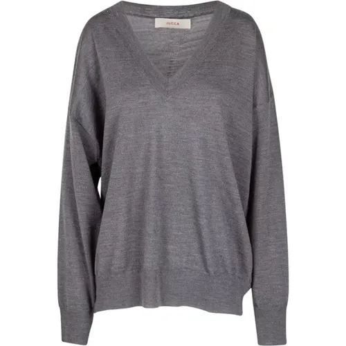 Woll V-Ausschnitt Pullover Jucca - Jucca - Modalova