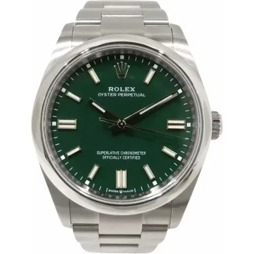 Pre-owned Metal watches , male, Sizes: ONE SIZE - Rolex Vintage - Modalova