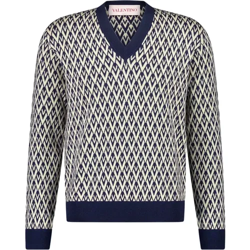 Stylish Sweater 6V3Kc32Xar0Qtd , male, Sizes: M, L - Valentino Garavani - Modalova