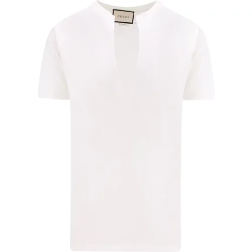 Mens Clothing T-Shirts Polos Aw23 , male, Sizes: L - Gucci - Modalova