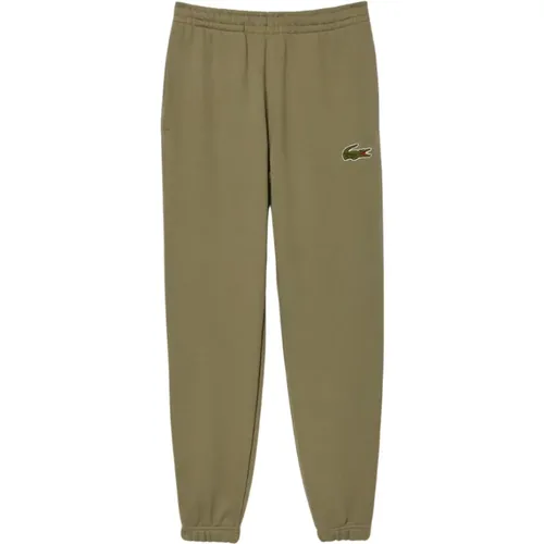 Grüne Sportliche Sweatpants Französischer Chic Stil , Herren, Größe: XS - Lacoste - Modalova