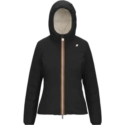 Wendbare Daunenjacke Schwarz Lily , Damen, Größe: M - K-way - Modalova