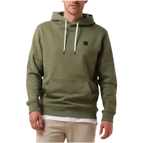 Essential Logo Badge Hoodie , Herren, Größe: 2XL - Scotch & Soda - Modalova