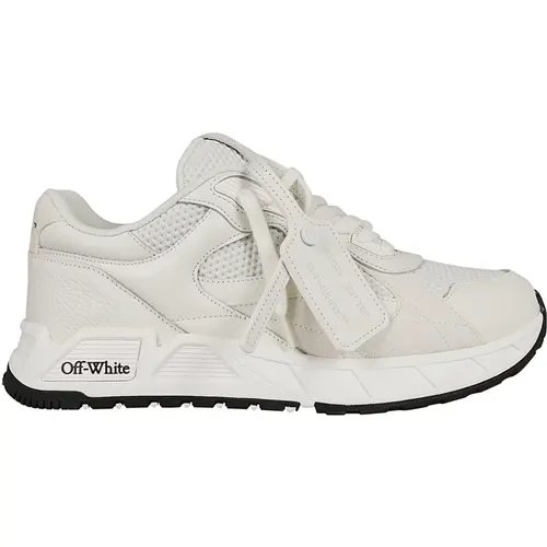 White Kick Off Sneakers , female, Sizes: 8 UK, 3 UK - Off White - Modalova
