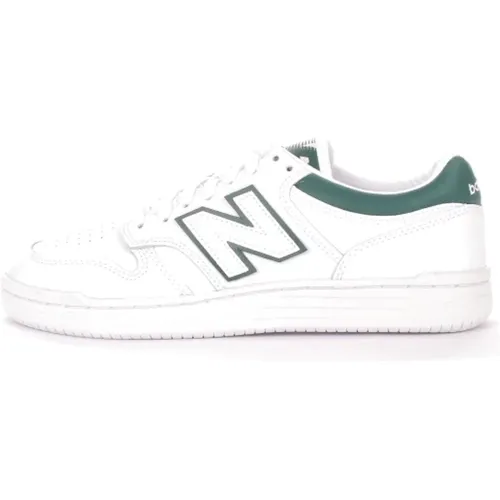 Grüne Leder-Sneaker",Weiße Sneakers - New Balance - Modalova