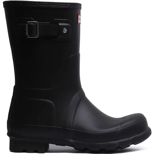 Short Rain Boots Stylish Comfortable , male, Sizes: 6 UK, 10 UK, 8 UK, 9 UK - Hunter - Modalova