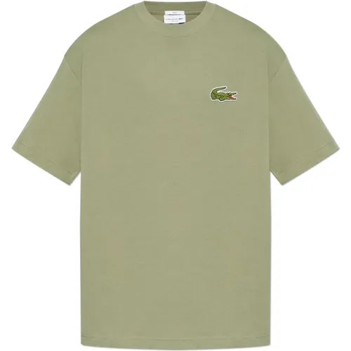 T-Shirt mit Logo , unisex, Größe: M - Lacoste - Modalova