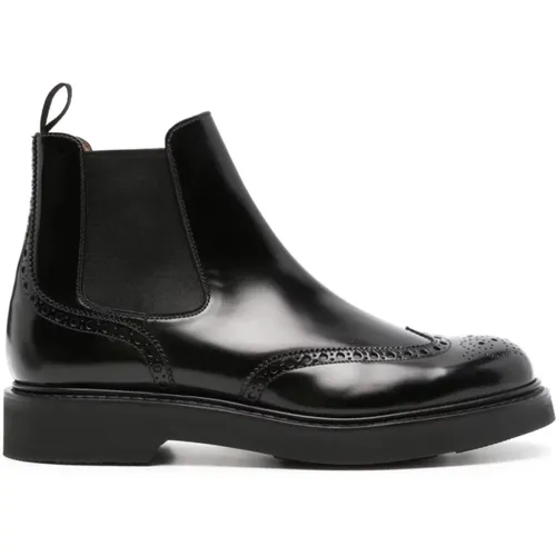 Calfskin Ankle Boot , male, Sizes: 6 1/2 UK, 7 UK, 8 1/2 UK, 7 1/2 UK, 8 UK, 9 UK - Church's - Modalova