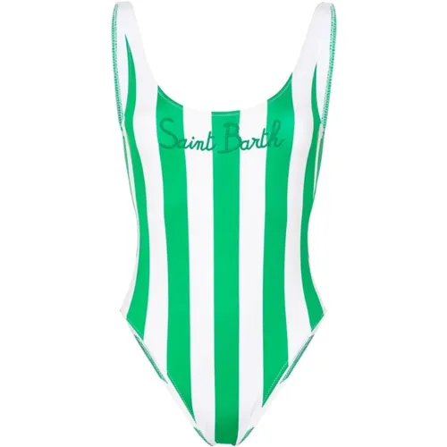 Grüne Meer Kleidung Vertikaler Streifen - MC2 Saint Barth - Modalova