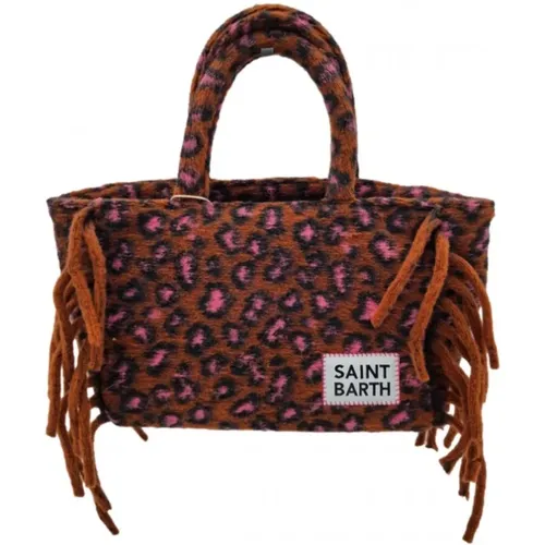 Winter Fransige Handtasche mit abnehmbarem Riemen - Saint Barth - Modalova