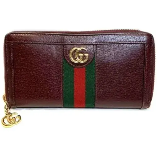 Pre-owned Leder portemonnaies - Gucci Vintage - Modalova