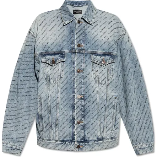 Denim Jacket , male, Sizes: M, S - Balenciaga - Modalova