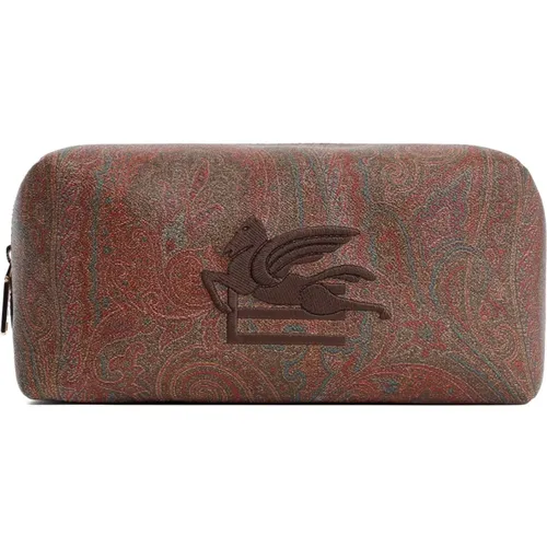 Paisley Fabric Pouch , male, Sizes: ONE SIZE - ETRO - Modalova