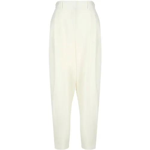 Cotton Trousers , female, Sizes: 2XS - Stella Mccartney - Modalova