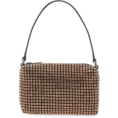 Netz Clutch Tasche mit Ledergriff - alexander wang - Modalova