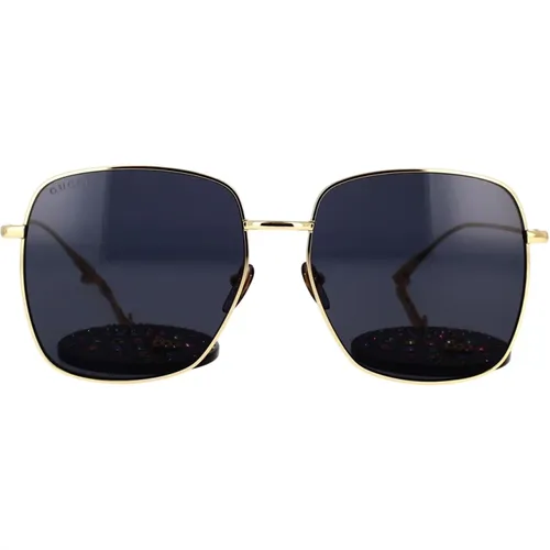 Quadratische Oversize-Sonnenbrille mit Exklusiven Anhängern - Gucci - Modalova