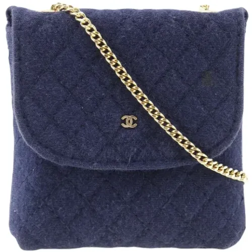 Pre-owned Cotton clutches , female, Sizes: ONE SIZE - Chanel Vintage - Modalova