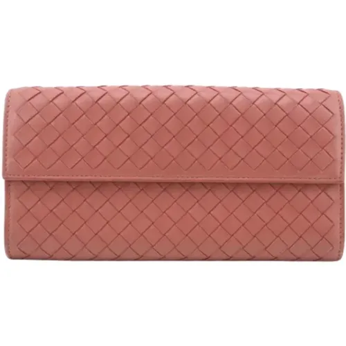 Pre-owned Leather wallets , female, Sizes: ONE SIZE - Bottega Veneta Vintage - Modalova