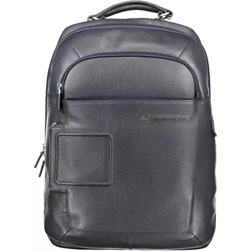 Nylon Backpack with Multiple Pockets , male, Sizes: ONE SIZE - Piquadro - Modalova