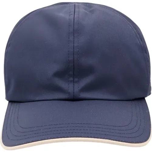 Stylish Cap with Velcro Strap , male, Sizes: ONE SIZE - Kiton - Modalova