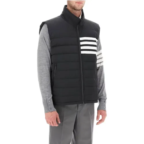 Quilted 4-Bar Padded Vest , male, Sizes: XL, 2XL - Thom Browne - Modalova