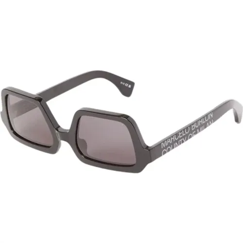 Square Solidago Sunglasses , unisex, Sizes: 51 MM - Marcelo Burlon - Modalova