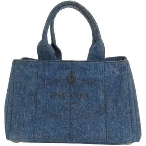 Pre-owned Denim totes , female, Sizes: ONE SIZE - Prada Vintage - Modalova