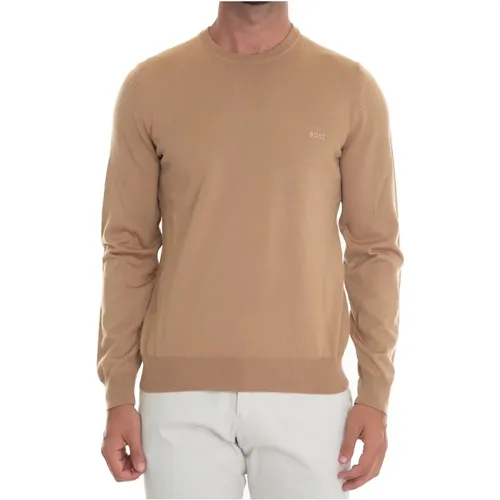 Round Neck Sweater , male, Sizes: S, XL, 2XL, 3XL, M, L - Boss - Modalova