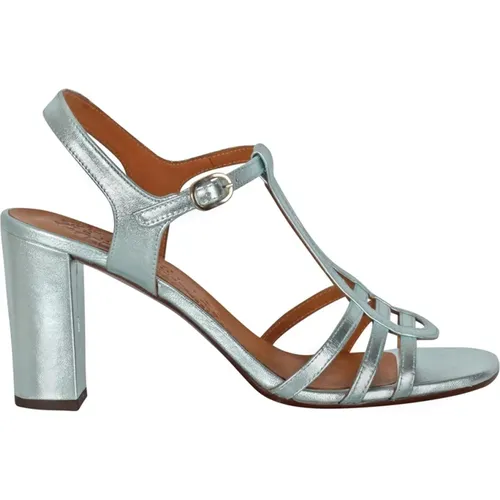 Laminated Leather Sandal with High Heel , female, Sizes: 3 1/2 UK, 4 1/2 UK, 5 1/2 UK - Chie Mihara - Modalova