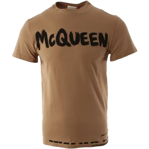 Oversized T-Shirt for Men , male, Sizes: 2XS - alexander mcqueen - Modalova