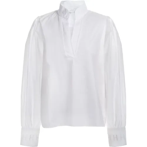 Elegant Poplin Blouse , female, Sizes: M, S, 2XL, XS, L, XL - Hést - Modalova