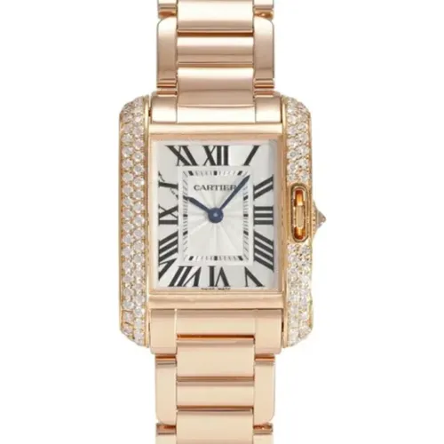 Pre-owned Rose Gold watches , female, Sizes: ONE SIZE - Cartier Vintage - Modalova